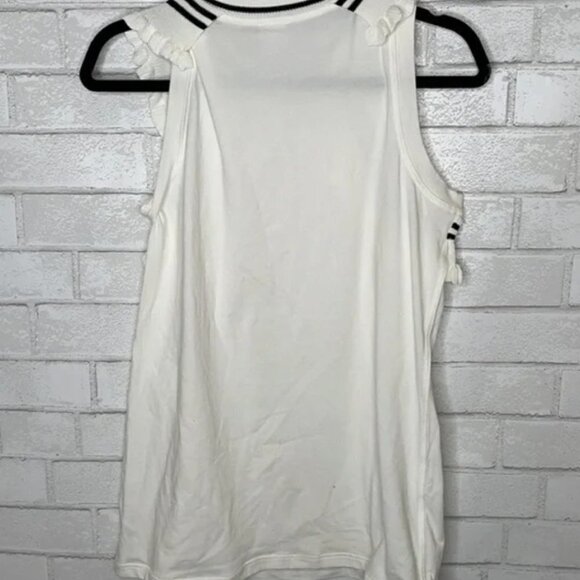 CAbi Topspin Ruffle Crochet Tank Top - Picture 5 of 9